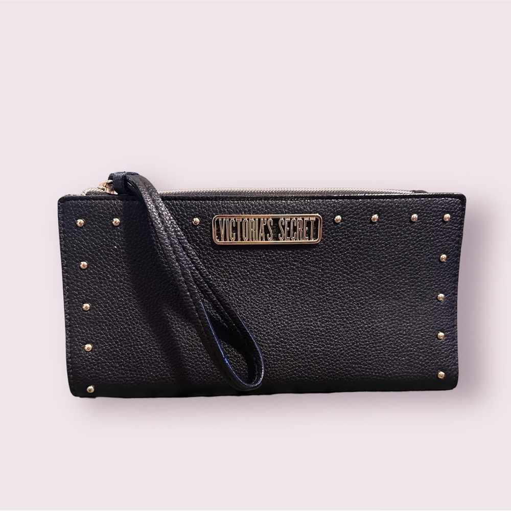 Victoria’s Secret large black wristlet wallet